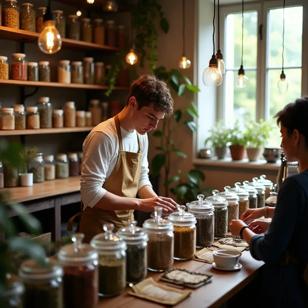 Modern office workspace